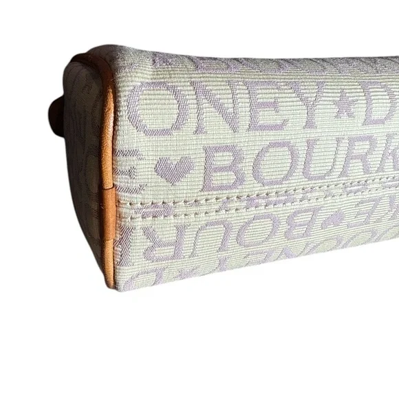 COPY - COPY - NWT Rare! Dooney & Bourke Full Signature Logo Small Barrel Handba… - Picture 4 of 7